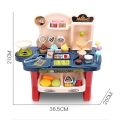 33 Pcs Supermarket Shop Mini Market Play Toy Set With Light And Sound Effect Kitchen Set For Girl Kids Toy. 