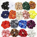 Pack of 5/10 Luxury Satin Scrunchies for women girls Silk Pastel colors, Hair Ties combo, Anti-Hair-Breakage, Hair Scrunchie Set for Girls. 