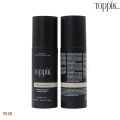 Toppik 27.5g (Black) + FiberHold Spray 118ml + Hairline Optimizer Comb Hair Fibers Fill In Fine and Thinning Hair for an Instantly Thicker & Fuller Look - Best Value & Superior Formula. 