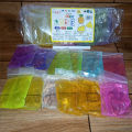 pack of 1 Colors Trendy Super Jelly Clay / Jelly Clay / Slime Transparent Crystal Art # OFA-JCS01 (1 Pcs). 
