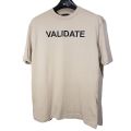 New Validate T shirt for men Half sleeves Imported Cream Color round neck Trendy T shirt Premium Quality. 