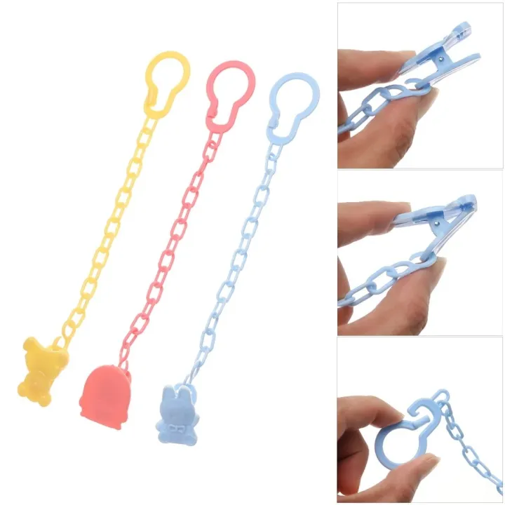 1%20Pcs%20Baby%20Pacifier%20Clip%20Holder%20Cute%20Cartoon%20Shape%20Pacifier%20Clip%20Soother%20Chain%20-%20Image%203