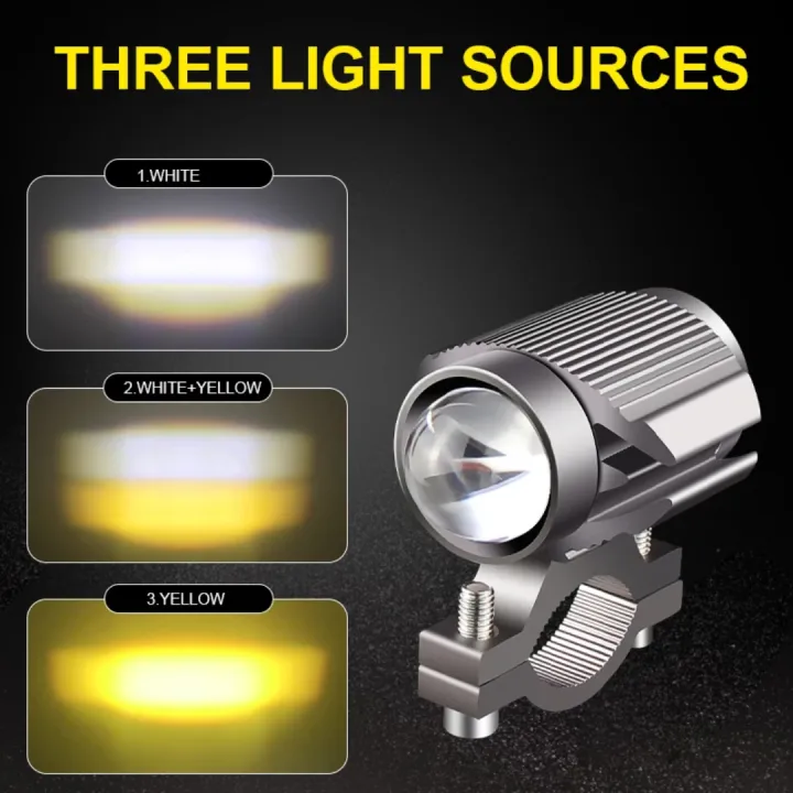 Shilan%20L-29%20LED%20Car%20&%20Motorcycle%20Fog%20Driving%20Light(1pcs):%2015W,%201500%20Lumens,3%20Modes,%20Dual%20High-Low%20Beam,%20White%20&%20Yellow%20Lighting,%20Precision%20Projector%20Lens%20-%20Image%206