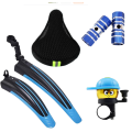 Pack of 5 Cycle Mud guard Cap Bell Axle Footrest Spiderman cycle seat 3D Breathable Bicycle Saddle Net Cover. 
