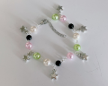 Handmade Studio Ghibli inspired Charm Bracelet - cutecore cottagecore Jewelry. 
