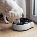 Navaris Automatic Food and Water Dispenser - 4 Meal Pet Feeder Drinking Station with Timer for Dog, Cat, Rabbit - Auto Timed Animal Feeding Station. 