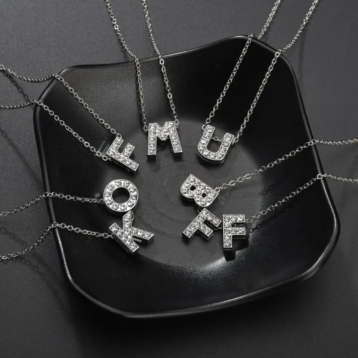 A to Z Alphabet Necklace,Locket,Pendants Gift for Boys Girls/Women ...