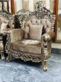 "Luxurious Chinioti Wood Handcrafted Sofa Sets - 7 & 5 Seater". 