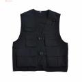 Cargo Waistcoat Multi Pockets Men Fashion Thin Tooling Vest. 