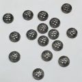 "Premium Metal Buttons for Shirts, Blouses, and DIY Crafts - 2/4 Hole Round, Decorative, Fancy Gents & Ladies Buttons for Clothing, Jackets, Suits, and More | Wholesale Metal Sewing Buttons for Men & Women’s Apparel, Vintage & Antique Gents Fancy Button. 