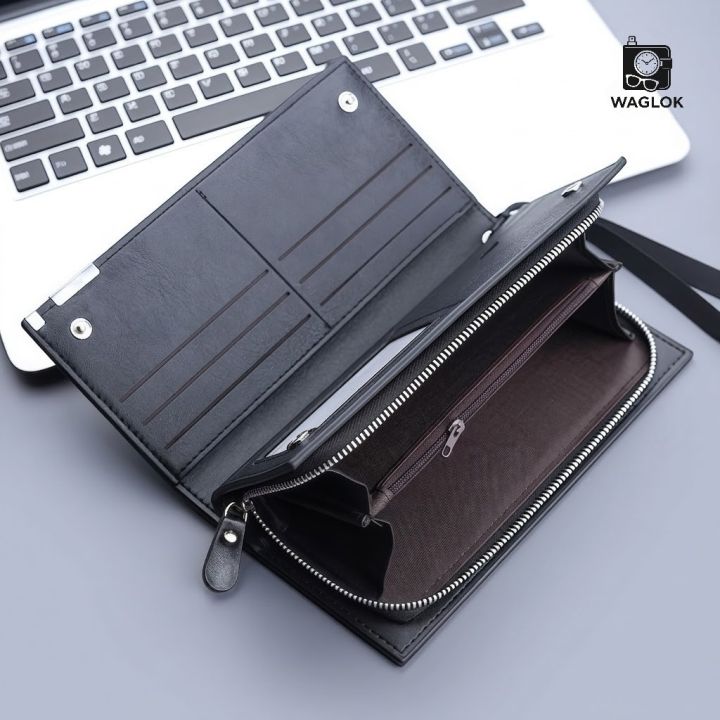 PU%20Leather%20Balebaily%20Long%20Wallet%20%E2%80%93%20Card%20Slots,%20Zippered%20Phone%20Compartment,%20ID%20Window,%20and%20Dual%20Ticket%20Pockets%20-%20Image%205