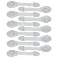 child lock Baby Safety Furniture Locks,  Adjustable and Flexible with White. 