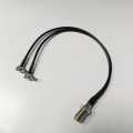 Antenna Connector For EVO Zong Telenor Ufone jazz Charji Internet Devices Wingles F Female to Y Type 2x TS9 Male Plug Splitter Combined Pigtail Cable RG174 25cm to tnc F techinbudgets. 