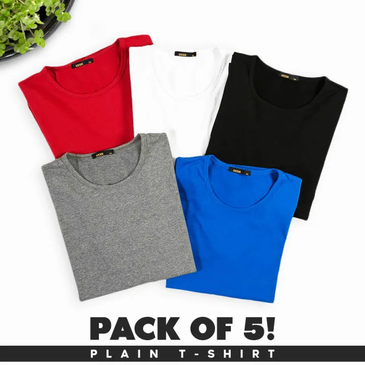 Pack%20Of%205%20Mens%20Plain%20T%20Shirts%20Round%20Neck%20Half%20Sleeves%20Shirt%20-%20Image%203