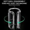 3 in 1 Transparent infinix Note 40 Shockproof Phone Case For Note 30 30Pro Hot 30 30i 30Pro 40 40i 40Pro Ceramic Frosted Film And Camera Lens Film. 