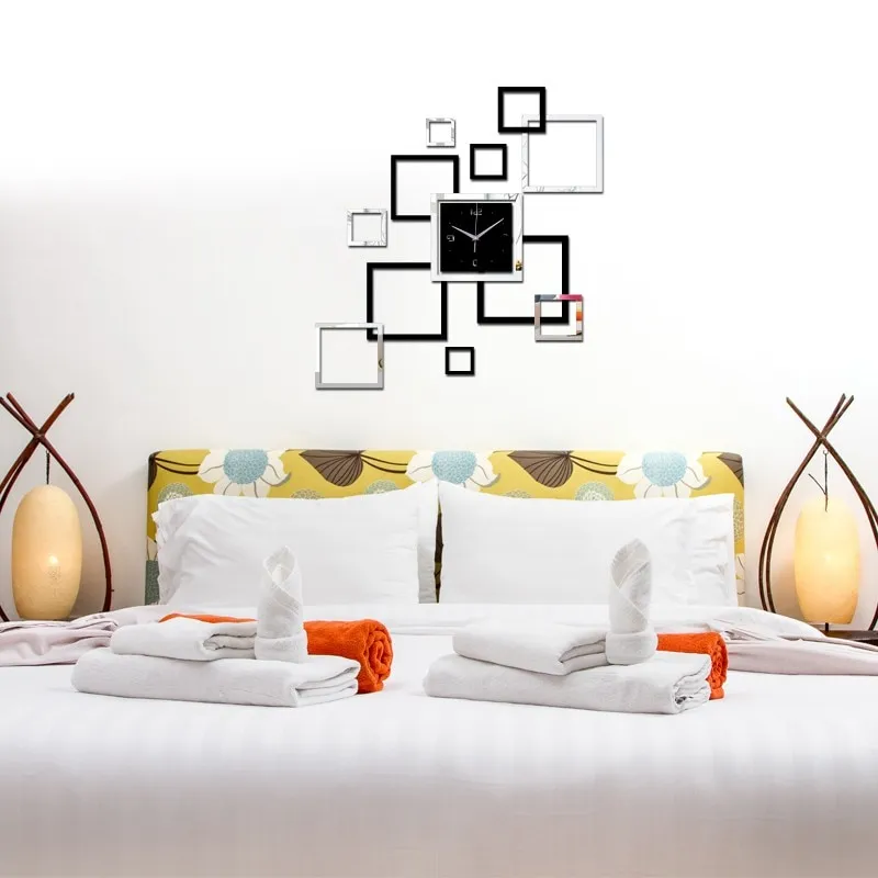 3D Diy Acrylic Wall Clock Modern Design Clock