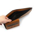Menbense Fashion Edition Luxury PU Leather Men's Short Wallet for Gents. 