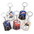 Soccer Players Car Keychain Football Scoring Card Keychain Soccer Players Around Backpack Decoration Fans Collection Gifts LUKE. 