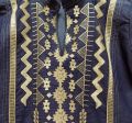 Beautiful Blue Jeans Embroidered Kurti For Girls For Age of 5 to 10 Years- SubRung. 