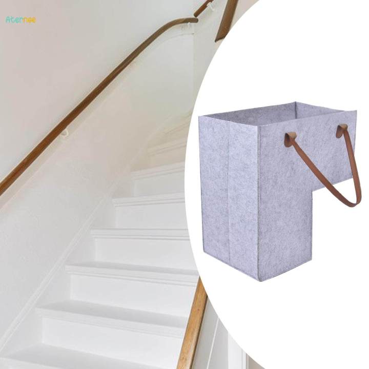 Stair Basket Storage Basket for Computers Laundry Office Home Stairway