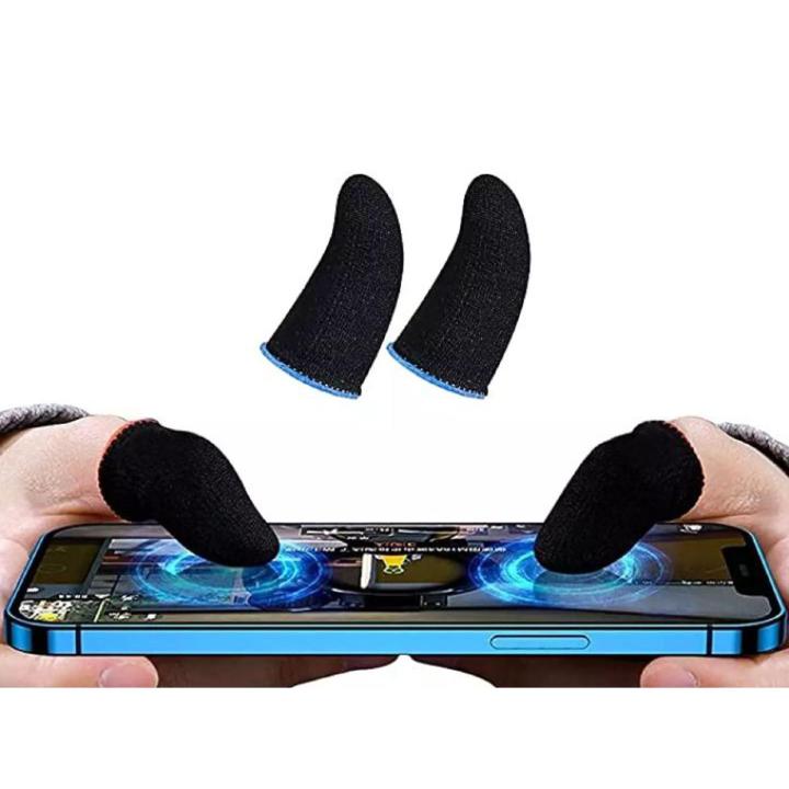 Pubg Thumb Gloves - Mobile gaming Finger Sleeve - Best for Gaming - Sweat Proof - Non Scratch Fast Touch - High Quality Gaming Thumb Gloves - Smooth finger Gloves - Play The Freely - Fingertip Anti-Slip