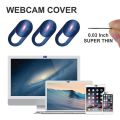 Ultra Thin Flowers Webcam Cover Clip on Universal Laptop Tablet Phone Lens Camera Privacy Sticker Web Cam Shutter Magnet Slider-Silver. 