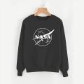 NASA Crew Neck Full Sleeves Printed Sweatshirts For Both Girls/Boys. 