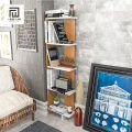 5-Shelf Modern Display Corner Unit Bookcase Bookshelf Shelving Unit. 
