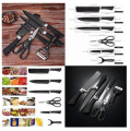 Zepter Best Quality white and Black 6 Pieces Knife Set- Stainless Steel -With Strong Non-Stick Coating -Unique Design imported quality ZP-003 And ZP-004. 