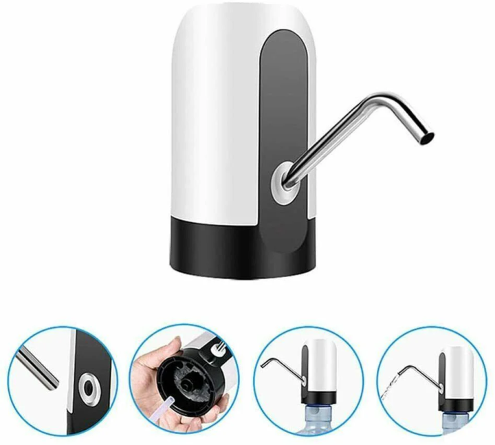 USB Water Bottle Pump Dispenser Automatic 5 Gallon Universal Electric ...