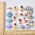 Space Astronaut Alien Pluto Jibbitz Shoes Charms Universe Planet Pin Button for Boys Girls Slipper Croc Bae Clog Sandals DIY Shoe Accessories. 