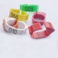 100PCS Plastic Numbered Poultry Chicken Leg Adjustable Foot Label Rings for Pigeon Duck Goose Identification Tools. 