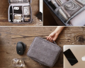 Universal Travel Cable Organizer Bag Pouch Carry Travel Gadget Bag for Cables Plug and More Perfect Size Fits for Pad Phone Charger Hard Disk. 