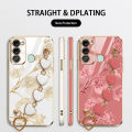 Love Bracelet case for Infinix Itel Vision 3 Back Cover Bauhinia Flower Case Infinix Itel S17 P38. 