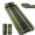 IFORREST Sleeping Pad with Armrest & Pillow - Rollover Protection Ultra-Comfortable Self-Inflating. 