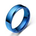 Wide Anti-rust Men Ring Stainless Steel Simple Exquisite Engagement Ring Fashion Jewelry. 