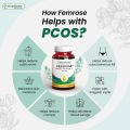 Nutrifactor Femrose Evening Primrose Oil Supports Women's Health 60s Softgels. 