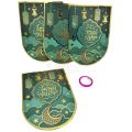 RAMADAN MUBARAK BANNER - CARD BANNER WITH RIBBON LACE. 