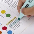 18 Colors Highlighter Pen Pastel Morandi Bright Color Ink Highlighter Markers Stationery Supplies. 