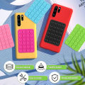 Silicone Suction Pad Phone Holder Self-Adhesive Rubber Mat Double Sided Suction Cup Adhesive Rubber Suction Mobile Holder Silicone Suction Phone Case Mobile Suction Holder Pad Anti-slip Mount Phone Cover Self-Adhesive Rubber Mat for All Mobile Devices. 