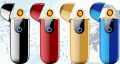 Usb Rechargeable Touch Sensor Lighter With Usb Rechargeable Cable Portable Lighter Ultra-thin Fingerprint Touch Sensor Lighter Rechargeable USB Charging Lighter Amazing Durable Lighter  Cigarette Lighter. 