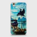 Oppo F1 Plus Cover - SkinLee HQ Supreme Case (Soft) - Fisherman N Cormorant - SKINLEE-452-1-82-60. 
