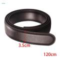PU Leather Ratchet Belt without Buckle Automatic Belt Simple Waistband Fashion No Buckle Replacement Belt Strap Waist Belt for Costume Pants. 