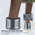 2Pcs Adjustable Bed Risers Heavy Duty Protectors Furniture Anti-Vibration Legs Multi-Function Furniture Legs Fittings -B. 
