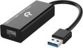Rankie USB Network Adapter, USB 3.0 to RJ45 Gigabit 10/100/1000 Mbps Ethernet Internet Adapter (Black) Network Interface Controller Adapter. 