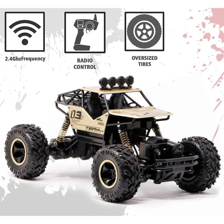 Rock Crawler RC Remote Control Metal Diecast Car For Kids
