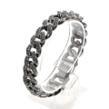 Hunts Best - Stainless Steel Crystal Stones Cuban Link Chain Bracelet for Boys - Punk Chain Bracelet for Men - Birthday Gift Bracelet for Eid and Boyfriend - Boys Bracelet Cuban Chain Link Bracelet - Stainless Bracelet for Gents.. 
