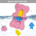 Baby Infant Soft Bath Sponge Seat Cute Anti-Slip Foam pad Mat Body Support Safety kids Cushion Sponge bathroom. 