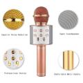 WS-858 Wireless Handheld Microphone KTV Karaoke Stereo USB Player Bluetooth MIC. 