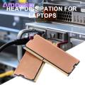 Low Profile Heatsink Laptop Heatsink Copper Foil Cooling Pad Memory with Adhesive Tape. 